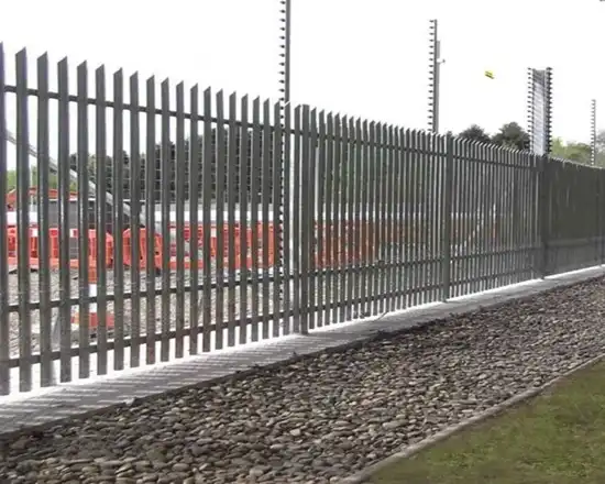 Durable angle steel fence for enhanced security